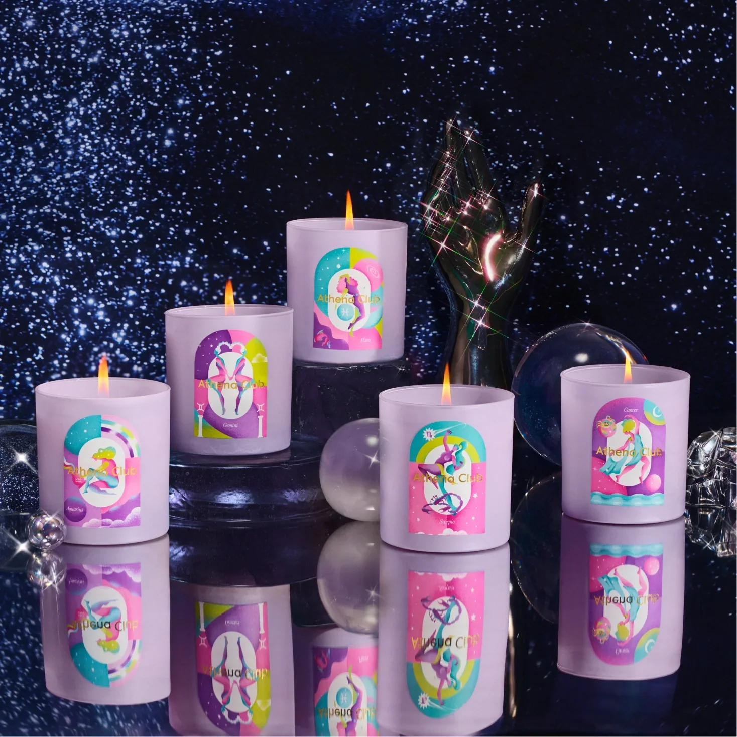 Cosmic Light Candle - Cozy Glow