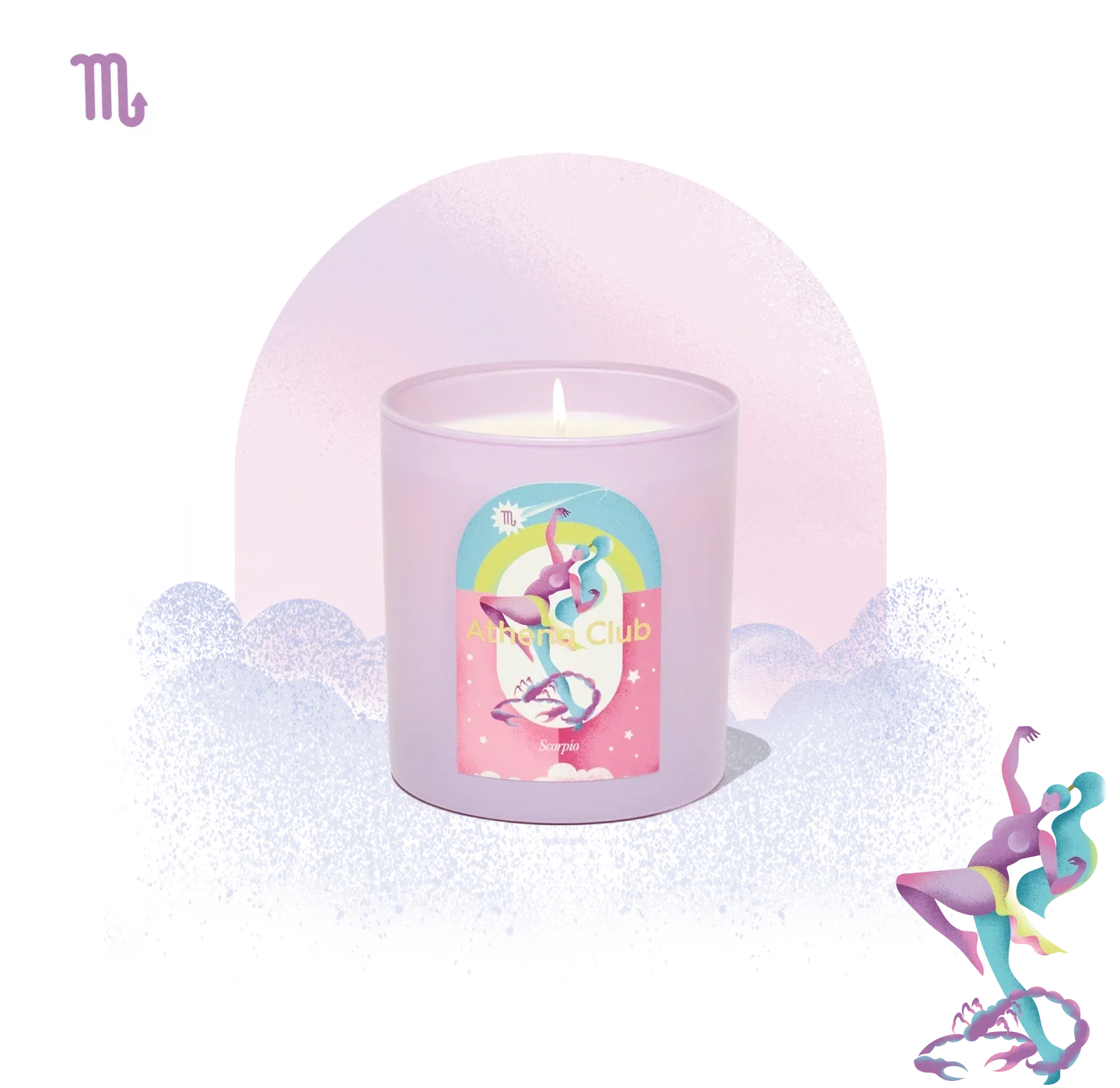 Cosmic Light Candle - Cozy Glow – Cancer