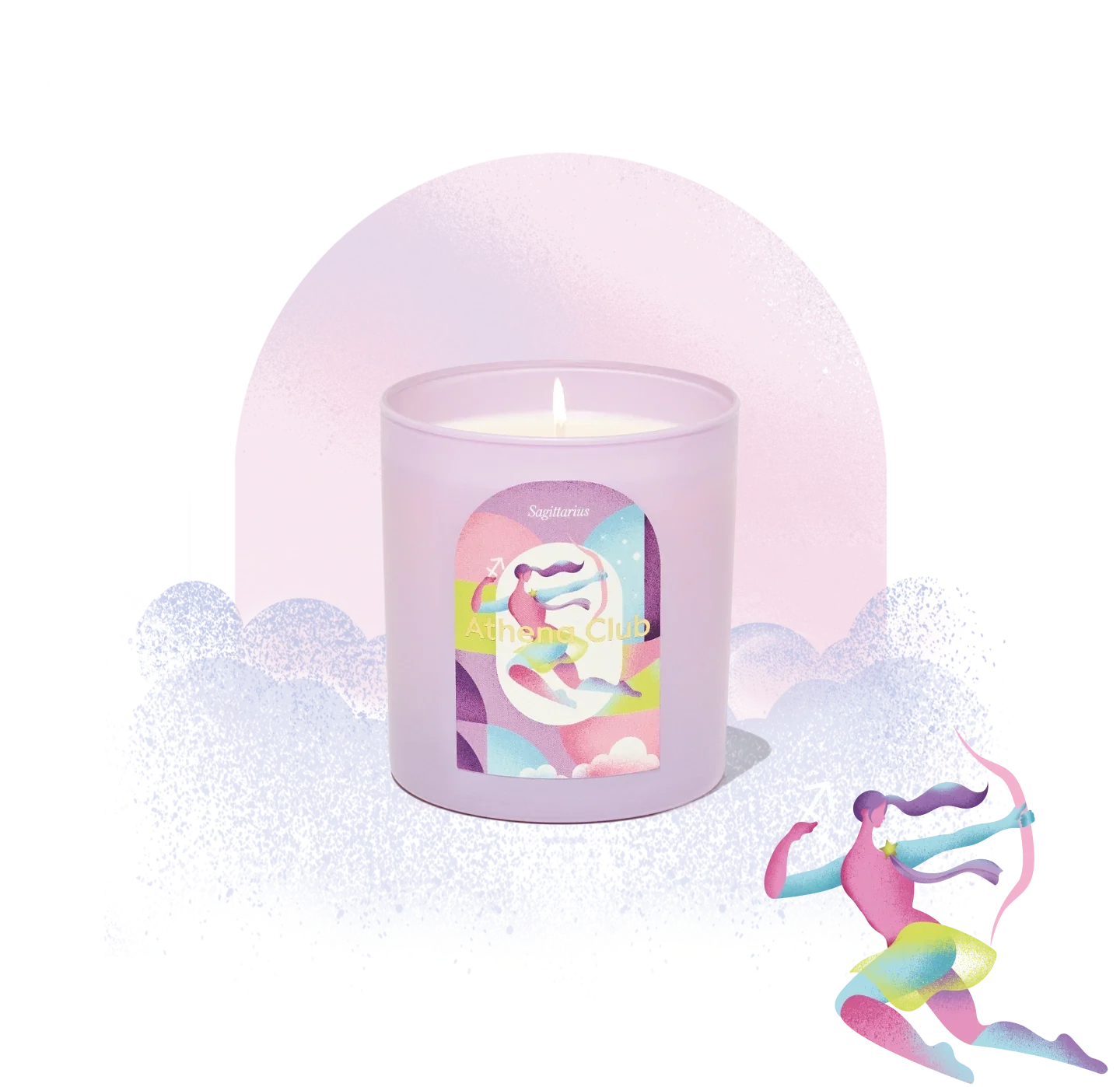 Cosmic Light Candle - Cozy Glow – Aquarius