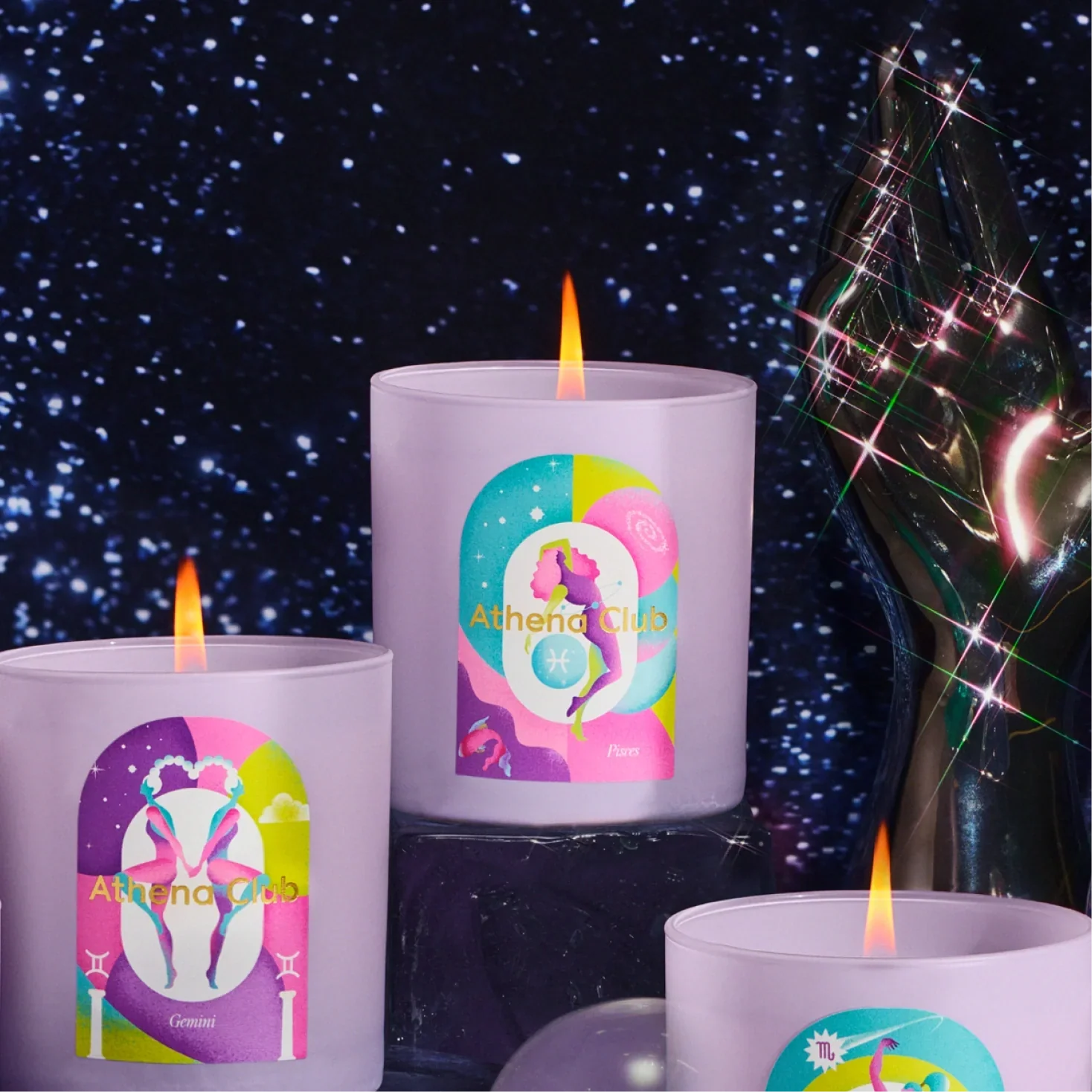 Cosmic Light Candle - Cozy Glow