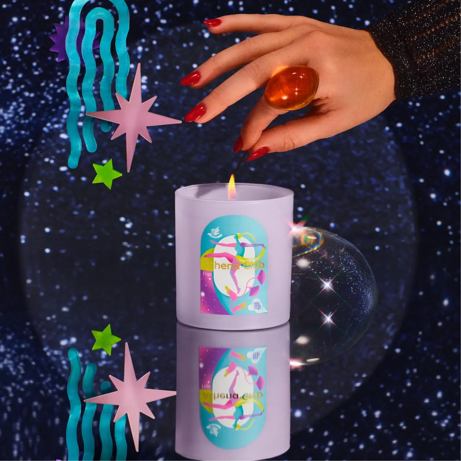 Cosmic Light Candle - Cozy Glow